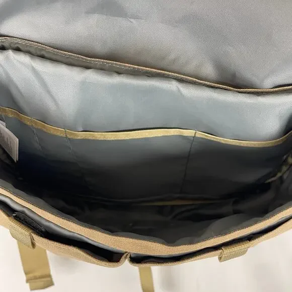 The North Face Berkeley Messenger Satchel Bag Brown Flap Top Adjustable NF0A3KWJ - Picture 7 of 9